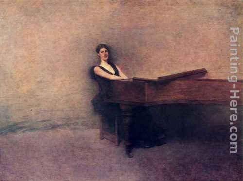 Thomas Wilmer Dewing The Piano